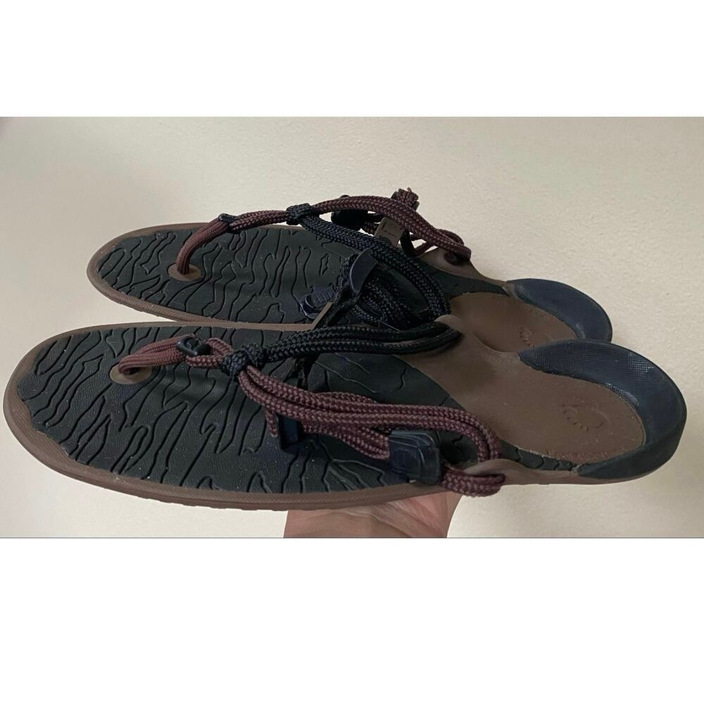 Xero Shoes Amuri Venture Sandals Mens 8 Womens 9 Barefoot Minimalist Black Brown